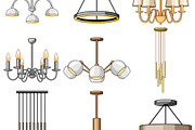 Various decorative chandeliers and, an Object Graphic by pikepicture (Thumbnail 3 of 3)