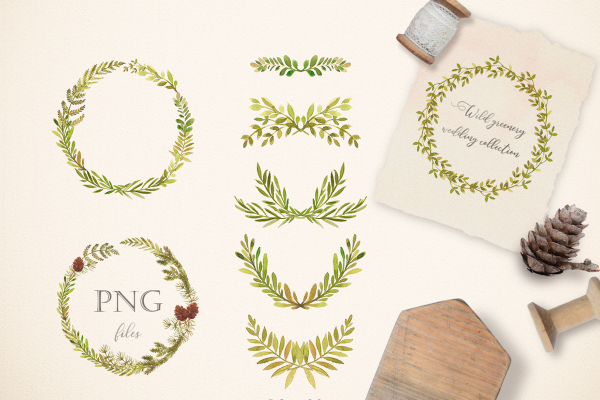 LOVE wedding  floral collection, an Object Graphic by DigitalDream (Photo 3 of 14)