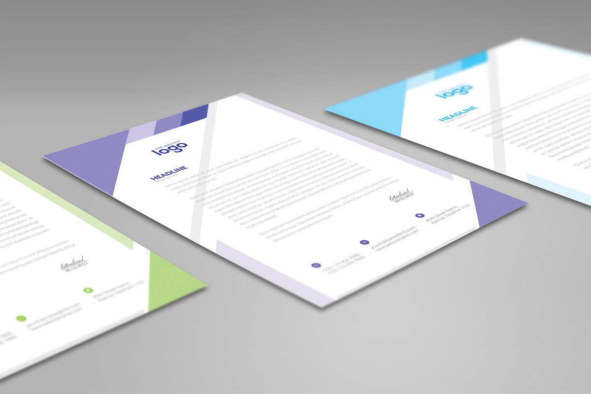 Letter Head, a Stationery Template by ZAAS
