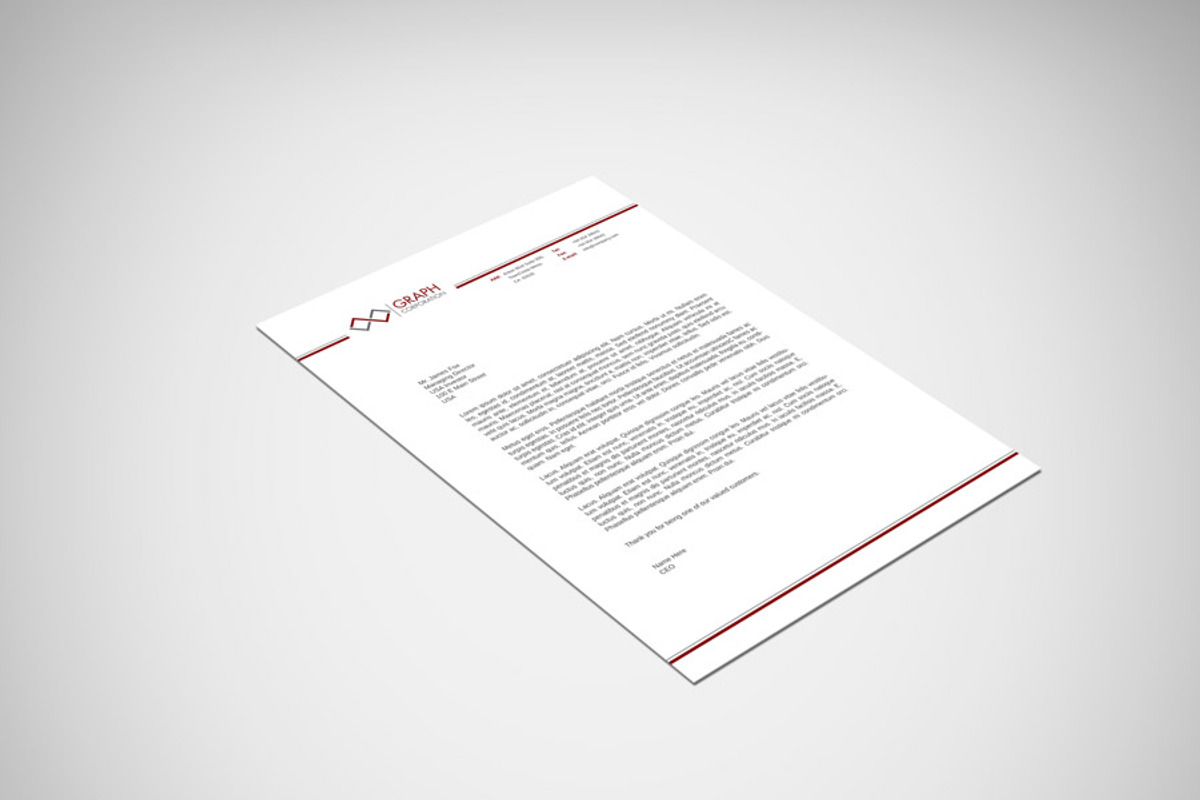 Letterhead, a Stationery Template by asimalikhan555 (Photo 8 of 9)