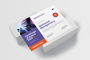 Advertohive Agency - Certificate, a Print Template by Esensifiksi.studio