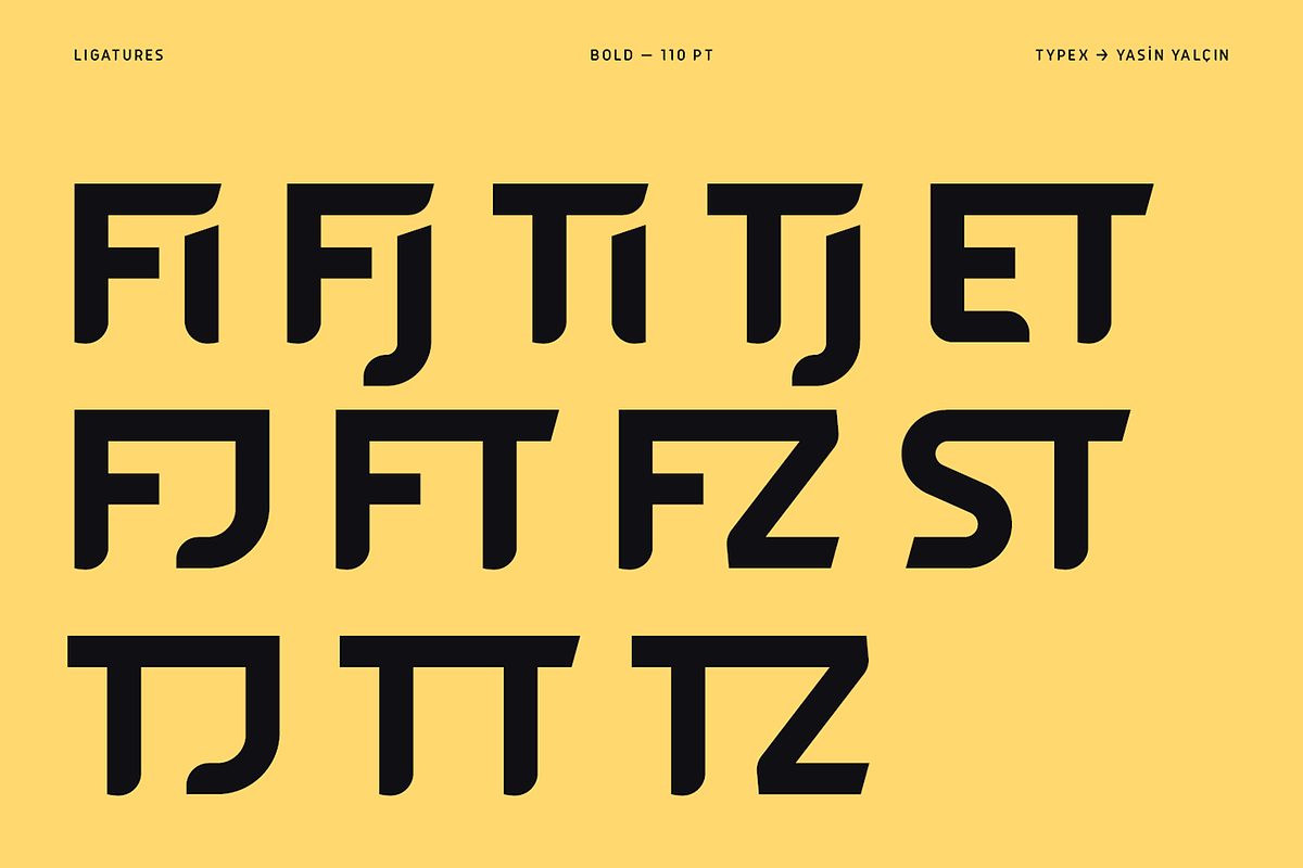 Federasyon Type Family, a Sans Serif Font by Yasin Yalçın (Photo 10 of 14)