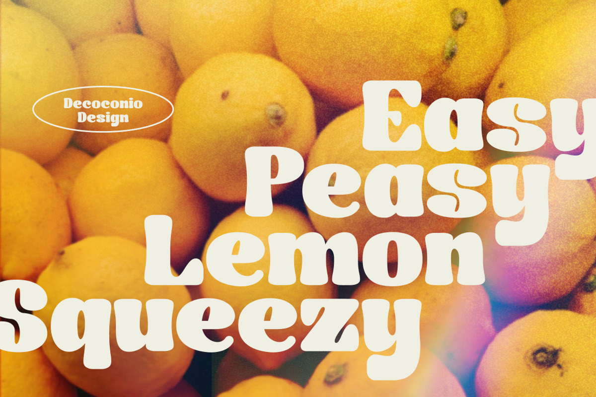 Vintique Retro Display, a Serif Font by Decoconio Design (Photo 6 of 7)