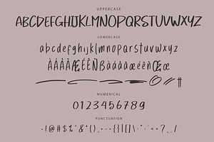 THIANA Handwriting Brush Font