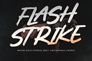 Flashstrike, a Handwritten Font by Letterara (Thumbnail 1 of 9)