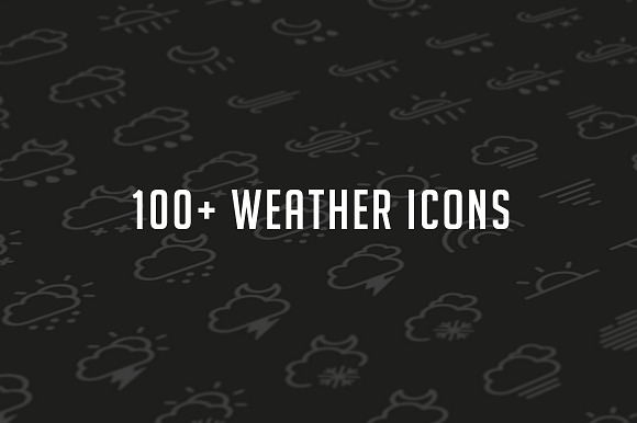 Weather Glyph Set