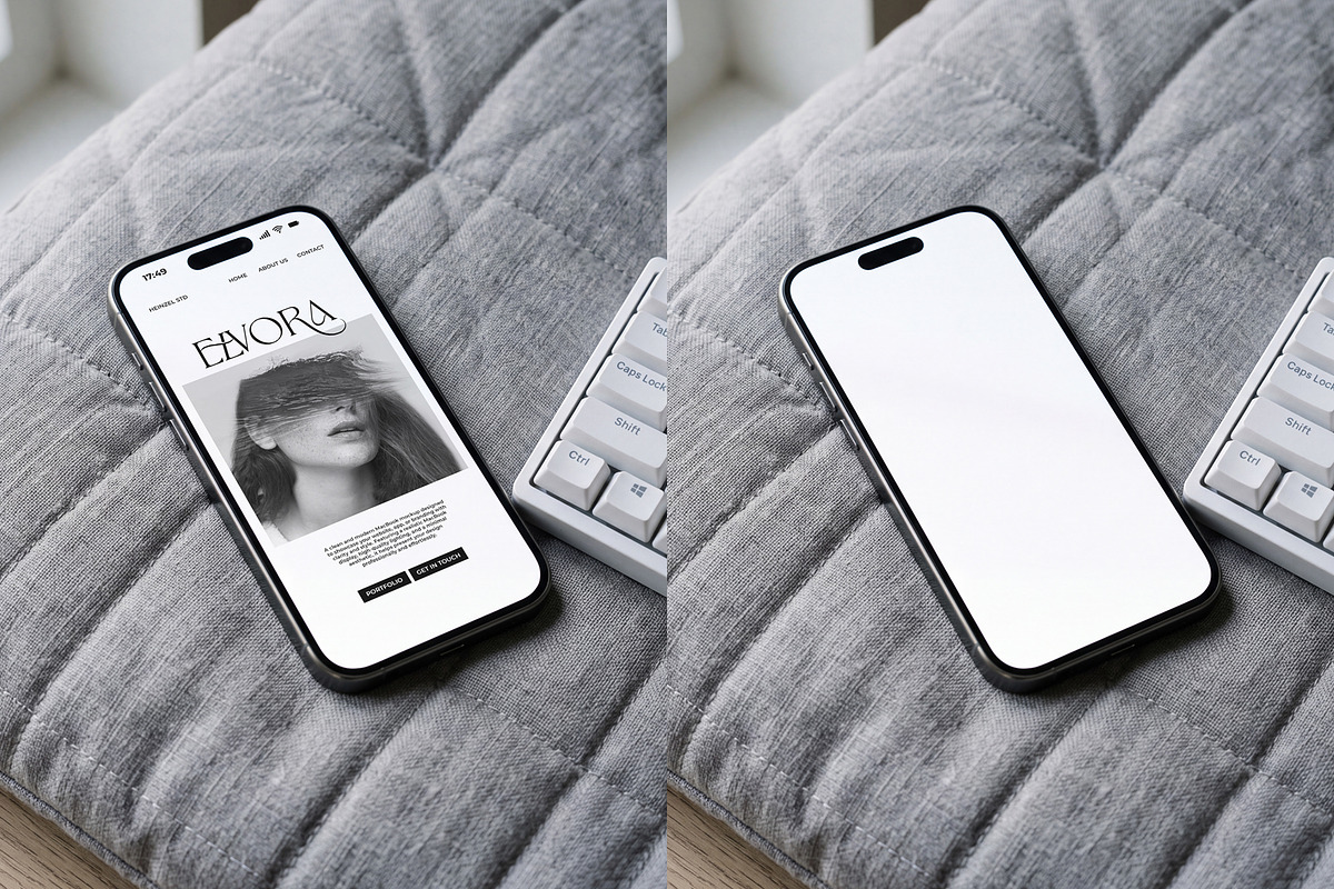 Elvora - iPhone Device Mockup, an iPhone Mockup by Heinzel Std Mockup (Photo 5 of 5)