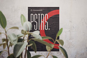 50 poster mockup bundle glued paper, an Advertising Mockup by FoundImages (Thumbnail 17 of 55)