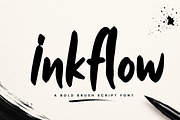 Inkflow, a Script Font by Wow Magic (Thumbnail 1 of 4)