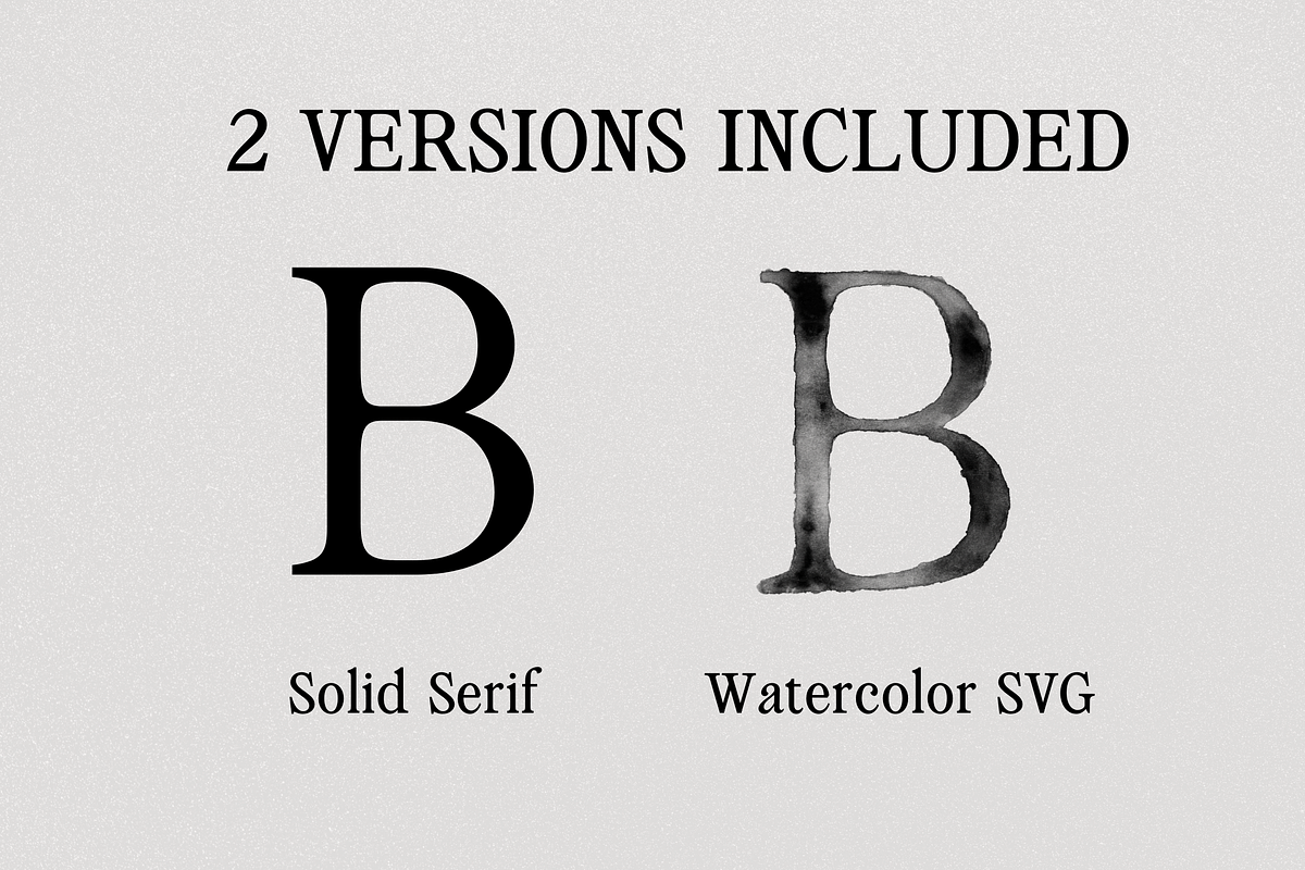 The Old Valley Watercolor SVG Font, a Serif Font by The Gelato Type (Photo 2 of 19)