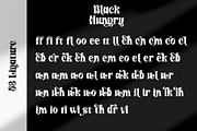 Black Hungry, a Serif Font by Letterara (Thumbnail 9 of 10)