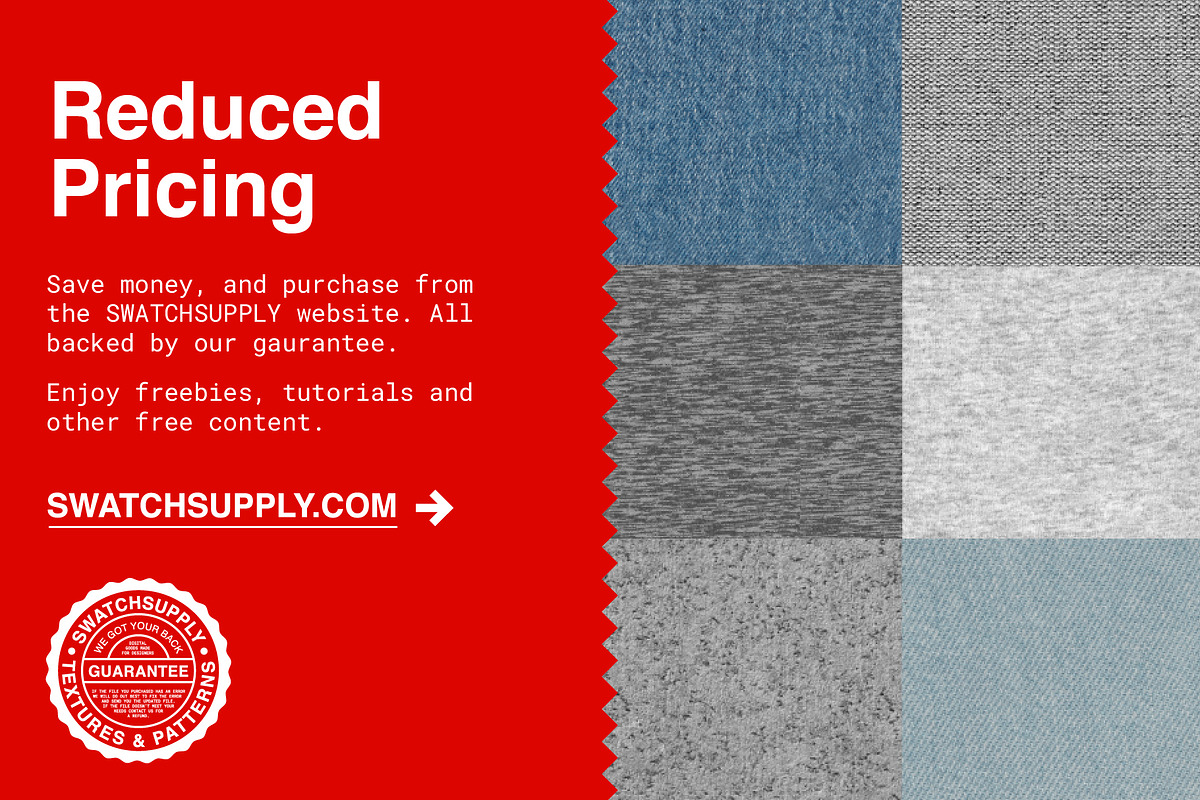 Light Wash Denim Seamless Texture, a Pattern Graphic by Swatch Supply (Photo 7 of 7)