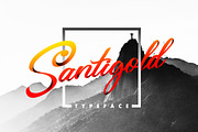 Santigold Typeface, a Script Font by 160 Studio (Thumbnail 1 of 7)