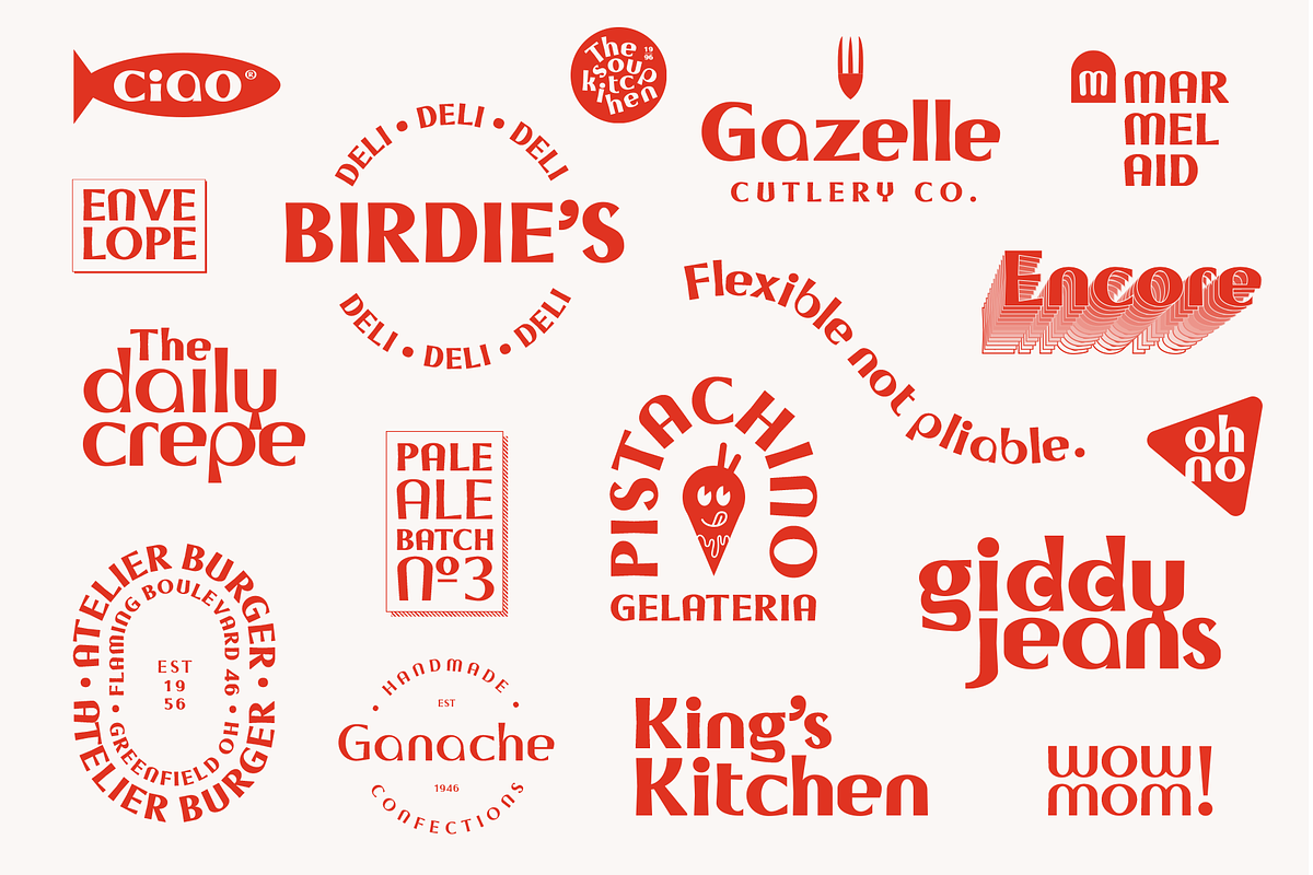 Solfeggio | A Geometric Display Type, a Sans Serif Font by Ayca Atalay (Photo 2 of 7)