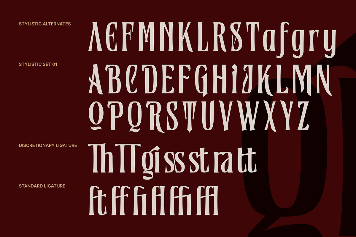 Quinthor, a Symbol Font by Nathatype (Photo 9 of 11)