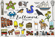 US States & Cities Art MegaPack, an Object Illustration by Lemonade Pixel (Thumbnail 4 of 10)