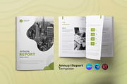 Canva Annual Report, a Brochure Template by DesignDevisers (Thumbnail 1 of 11)