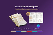 Business Plan and Projections Sheet, a Brochure Template by B2 Studio (Thumbnail 1 of 18)