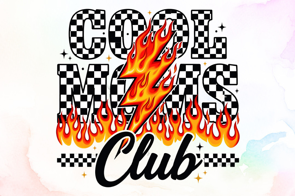 Cool Moms Club Png, Mother's Day Png, a Work Illustration by Sublimation Artist (Photo 1 of 9)