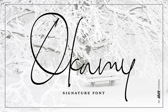 Okamy Typeface preview 8