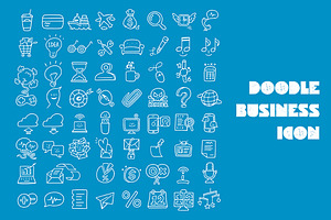 Doodle Business Icon