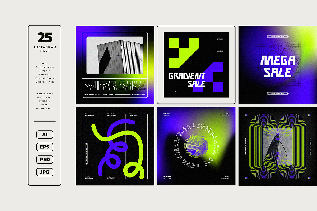 Gradient Instagram Kit