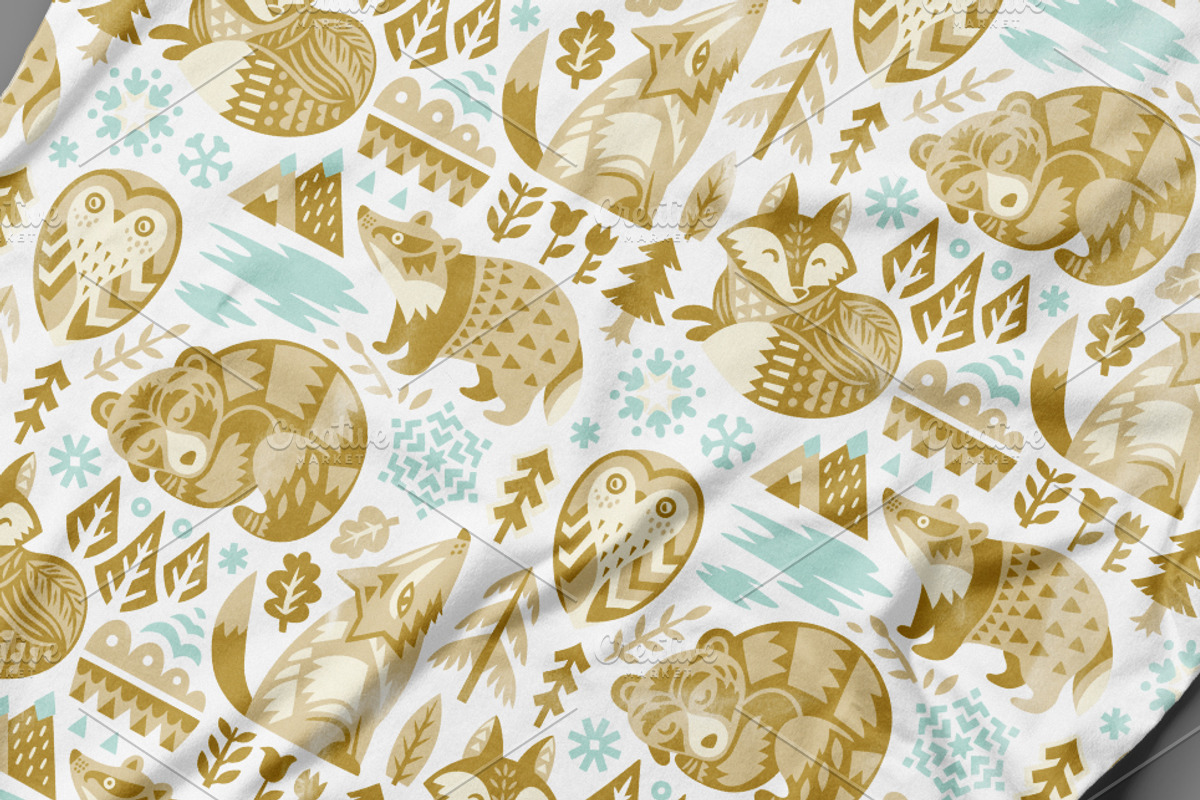 Scandinavian art, a Pattern Graphic by PenguinHouse (Photo 8 of 9)