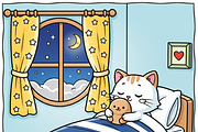 Calm Days Coloring Book Pages, an Illustration by one-touch (Thumbnail 8 of 17)