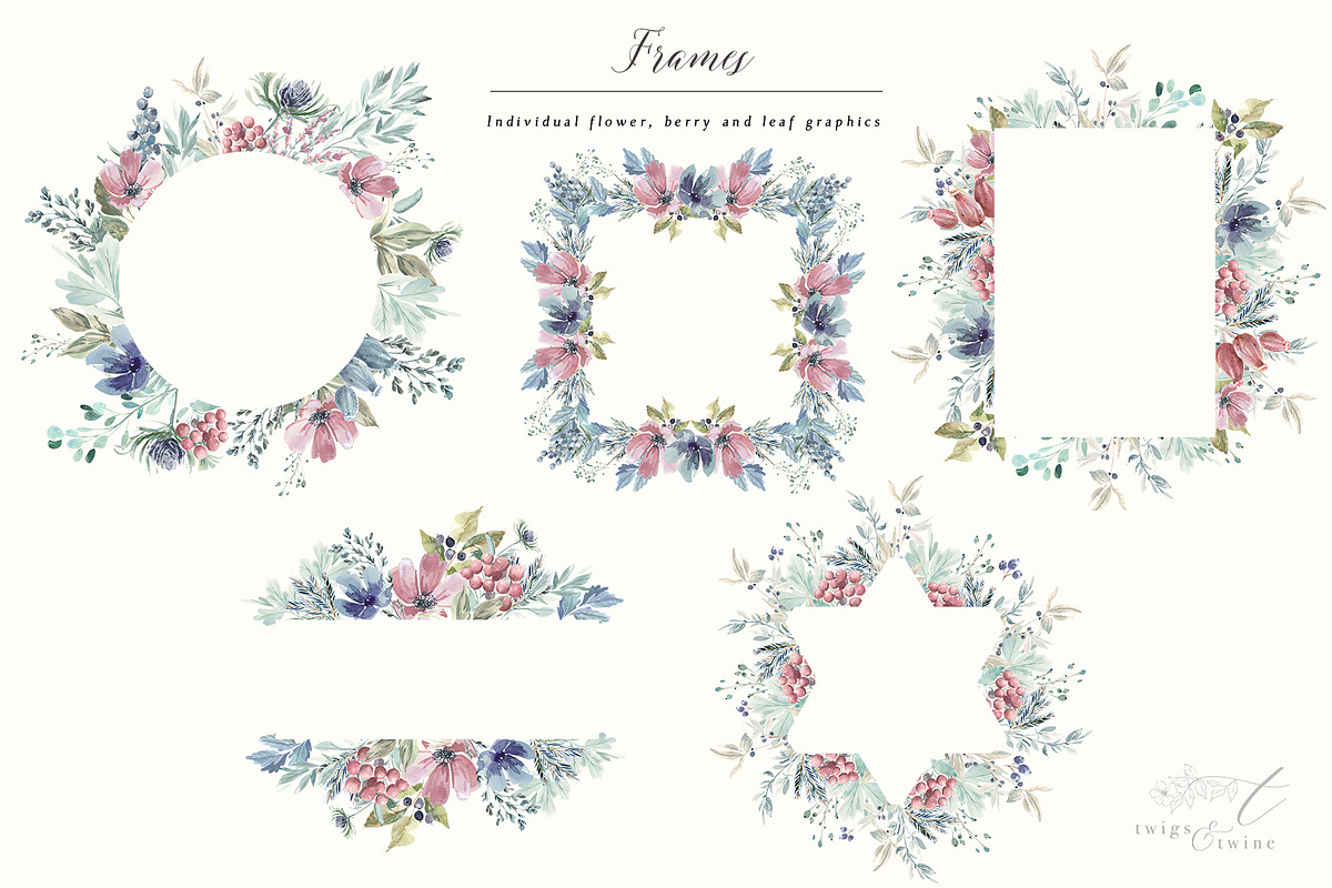 Arctic Christmas Clipart, an Illustration by Twigs and Twine (Photo 10 of 12)