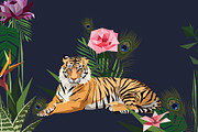 Tiger illustrations in lowpoly style, an Animal Illustration by Volkan Aydemir (Thumbnail 3 of 4)