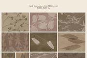 Silent Herbarium Botanical Textures, a Background Graphic by DigARTbyHavroshka (Thumbnail 8 of 11)
