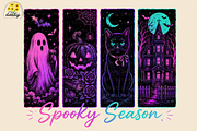 Vintage Halloween Horror Night Png, a Seasonal Illustration by Daisy Design (Thumbnail 1 of 3)