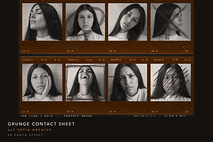 Analog Film Strip Photo Collage