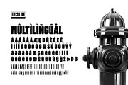 Fatbold Slim - Ultra Condensed Font, a Sans Serif Font by ikiiko (Thumbnail 7 of 7)