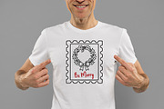 Christmas Wreath Stamp PNG, an Illustration by Daily.Designs (Thumbnail 4 of 6)