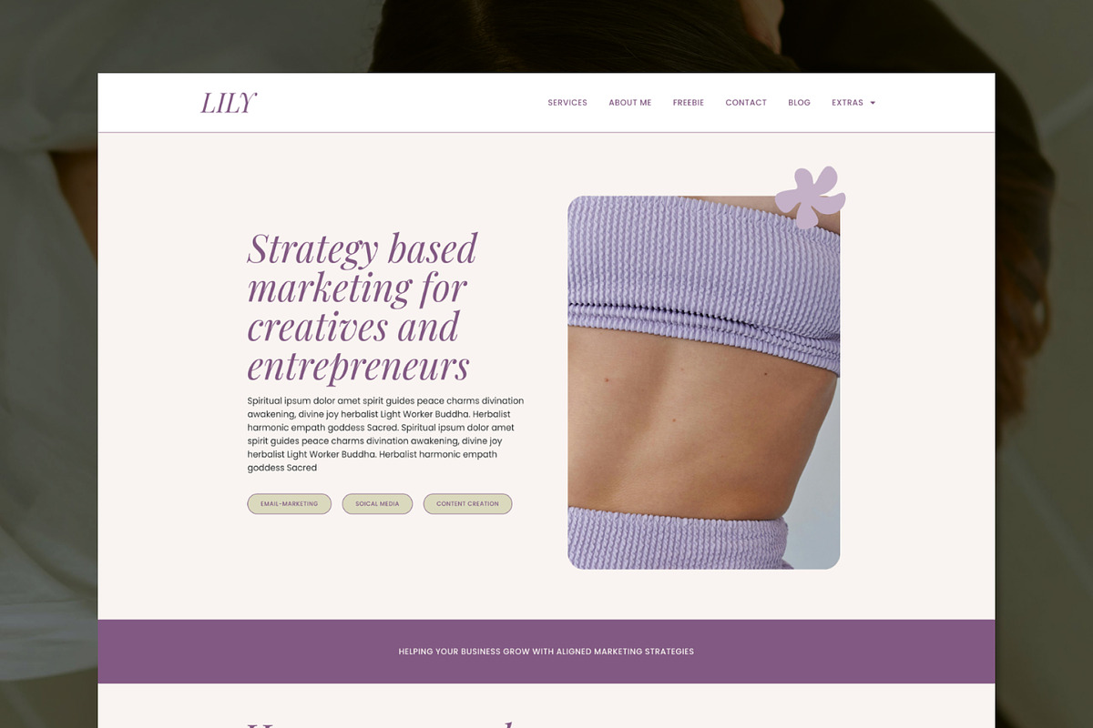 Modern WordPress Template for Small Businesses