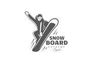 18 Snowboarding Logos Templates, a Branding & Logo Template by Art Design (Thumbnail 18 of 26)