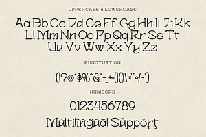 Magnolia - Serif Font Monoline