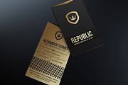 Gold And Black Business Card, a Business Card Template by Marvel (Thumbnail 2 of 5)