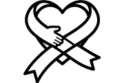 Black Awareness Ribbon Icon Set, a Healthcare Illustration by Artivon (Thumbnail 32 of 51)