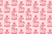 Vintage Coquette Horses, an Object Graphic by Viaireshop (Thumbnail 4 of 5)
