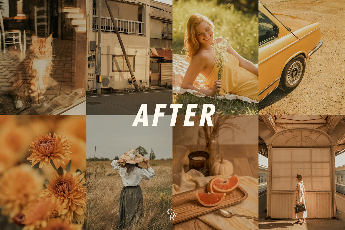 25 Warm Lightroom Presets, a Preset Add-On by CVR Presets (Photo 3 of 7)