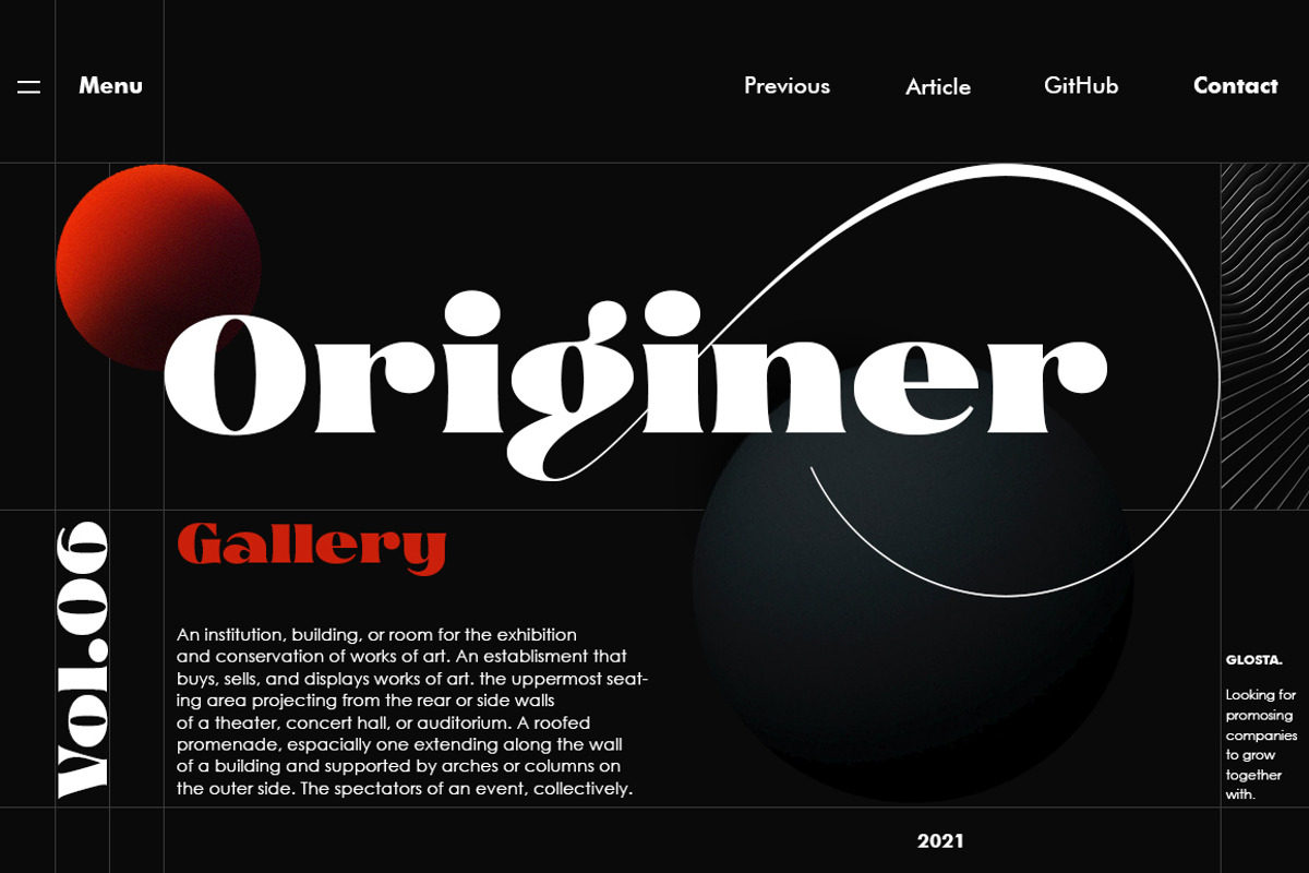 Glosta, a Serif Font by TRF Fonts (Photo 5 of 18)