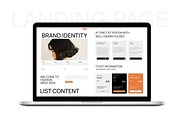 Brand Identity Landing Pages, a Landing Page Template by Creatorism (Thumbnail 3 of 5)