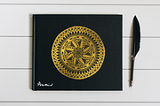Procreate Mandala Creator Template, a Brush Add-On by Delightful Design (Thumbnail 8 of 11)