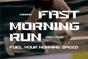 Corgan - Sports Display Font, a Sans Serif Font by Vroz Studio (Thumbnail 2 of 8)