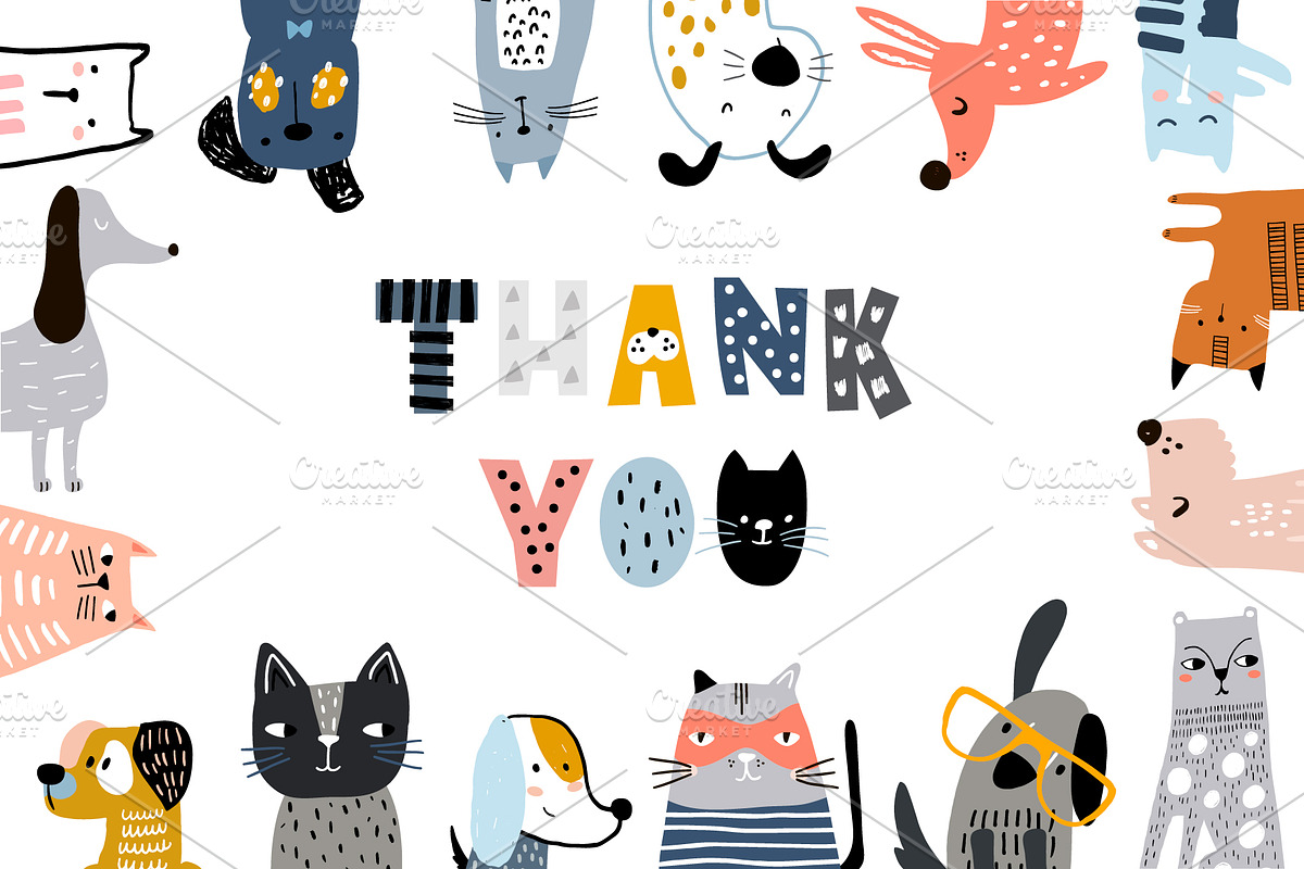 Cats&Dogs graphic collection, a Pattern Graphic by solmariart (Photo 8 of 8)