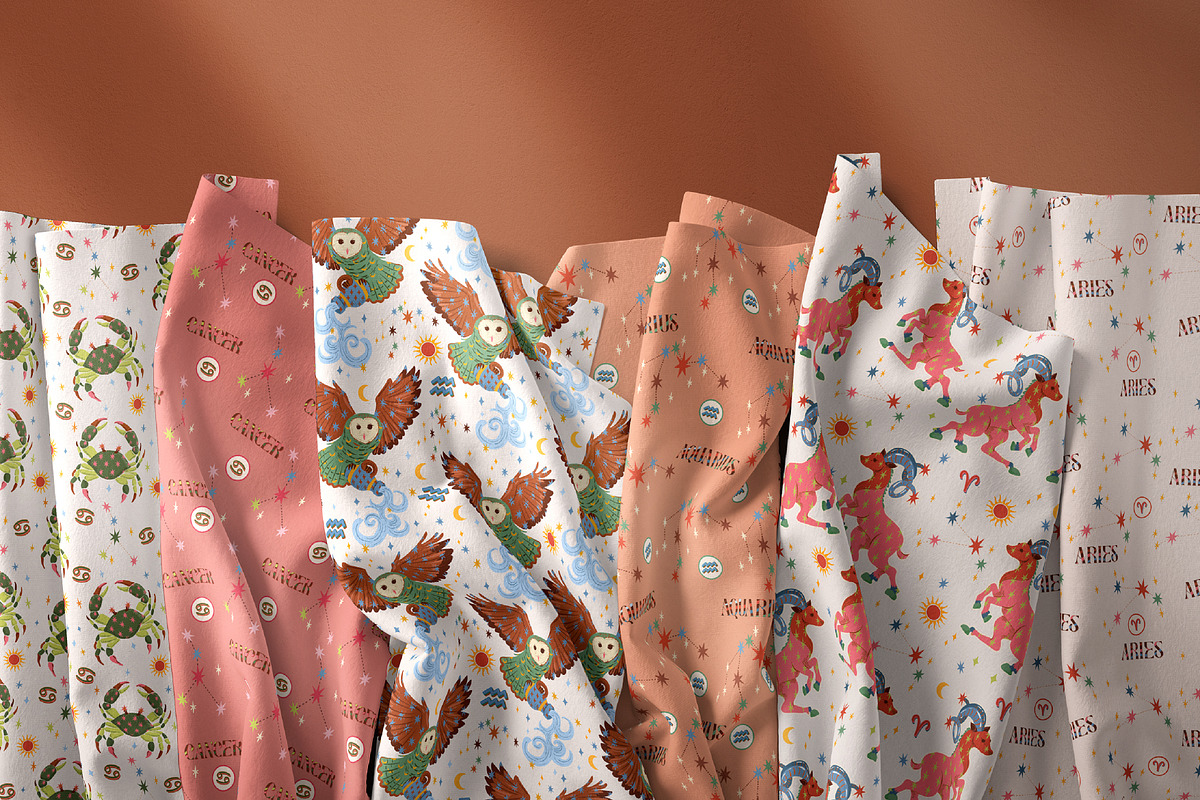 MAGICAL ZODIAC Collection, a Pattern Graphic by MSNTY STUDIOX (Photo 11 of 27)