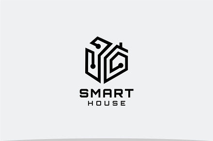 Smart Tech House Logo, a Branding & Logo Template by Metrolinevision