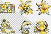 Whimsical Summer Clipart Bundle., an Illustration by SVGArt (Thumbnail 2 of 9)